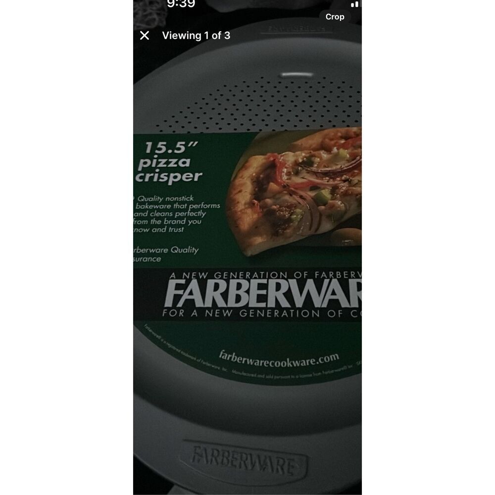 Farberware Insulated Nonstick Bakeware 15.5-Inch Round Pizza Pan,